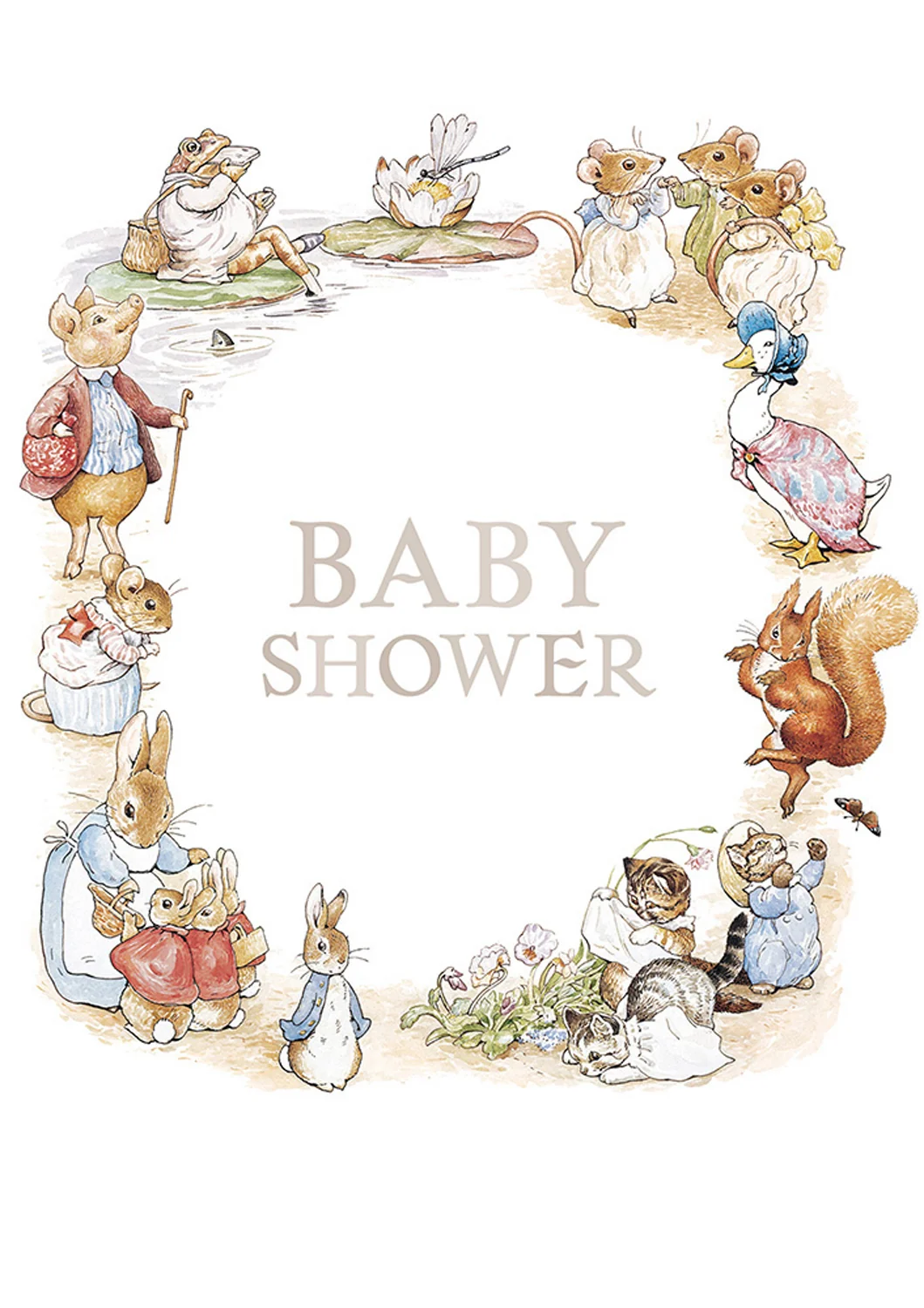 IMG_0824 Beatrix Potter Baby Shower Card - Image 1
