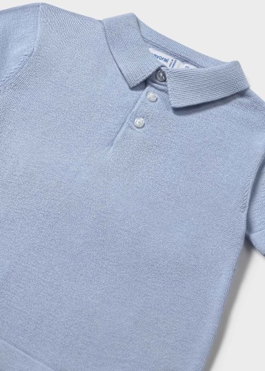 IMG_7591 Mayoral Cotton Knit Polo - Image 1