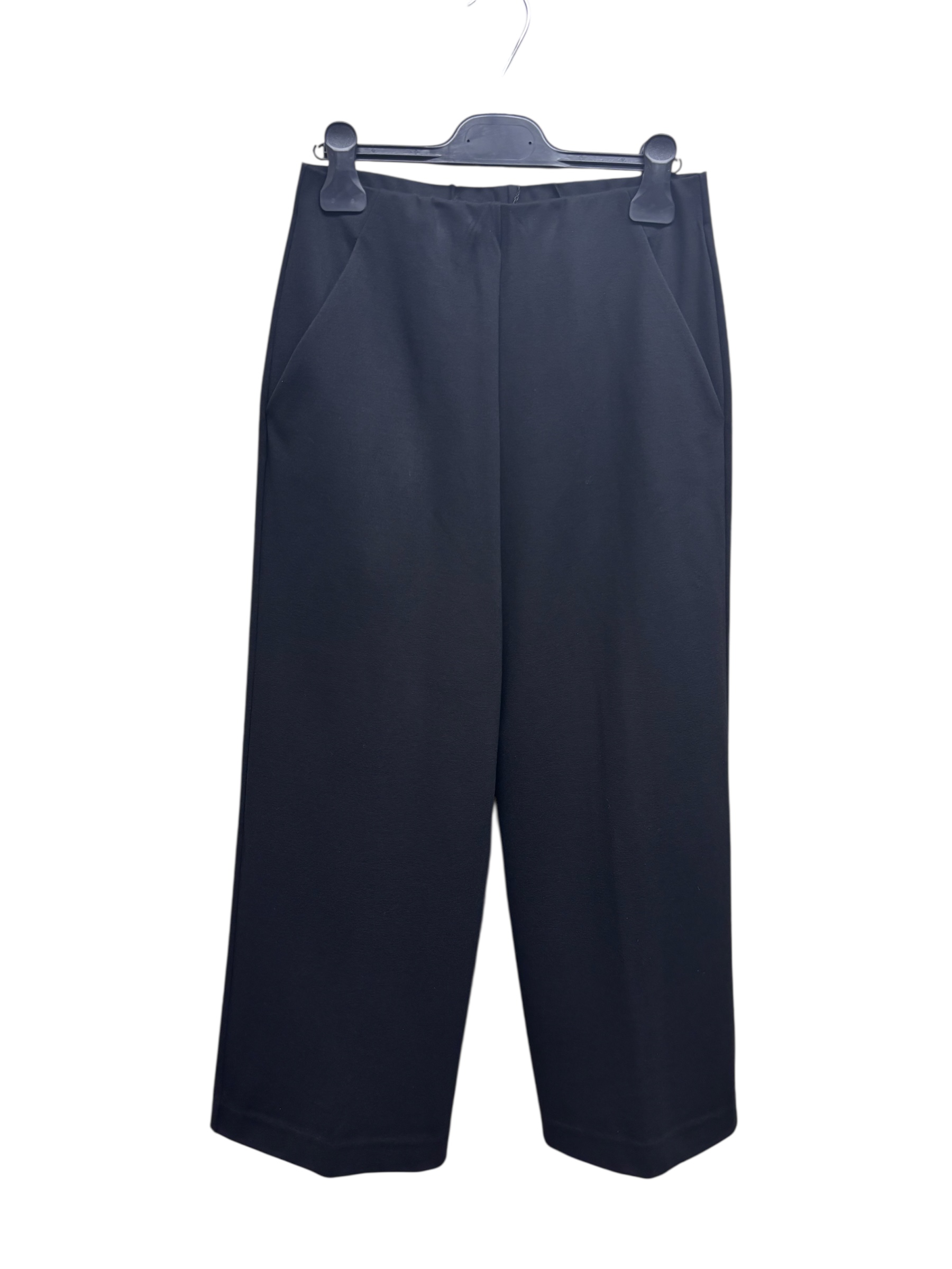 Photoroom_20250719_154623 Peruzzi W25105 Black Wide Leg Ankle Length Trousers - Image 1