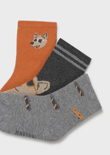 IMG_1278 MAYORAL 3 Pack Socks - Image 1