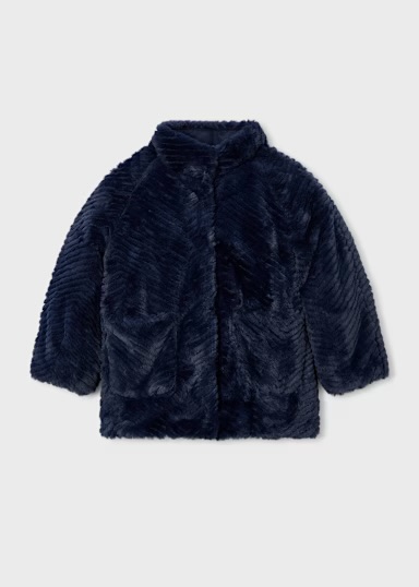 IMG_1434 MAYORAL Faux Fur Navy - Image 1