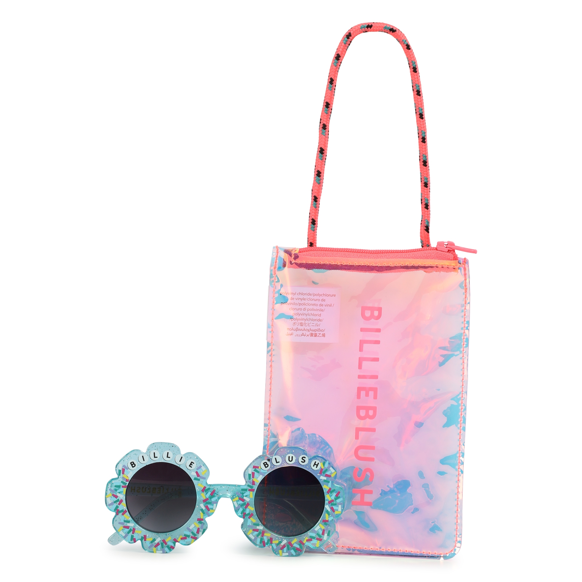 U22069_81J_004 Billie Blush Sunglasses with Bag U22069 - Image 1