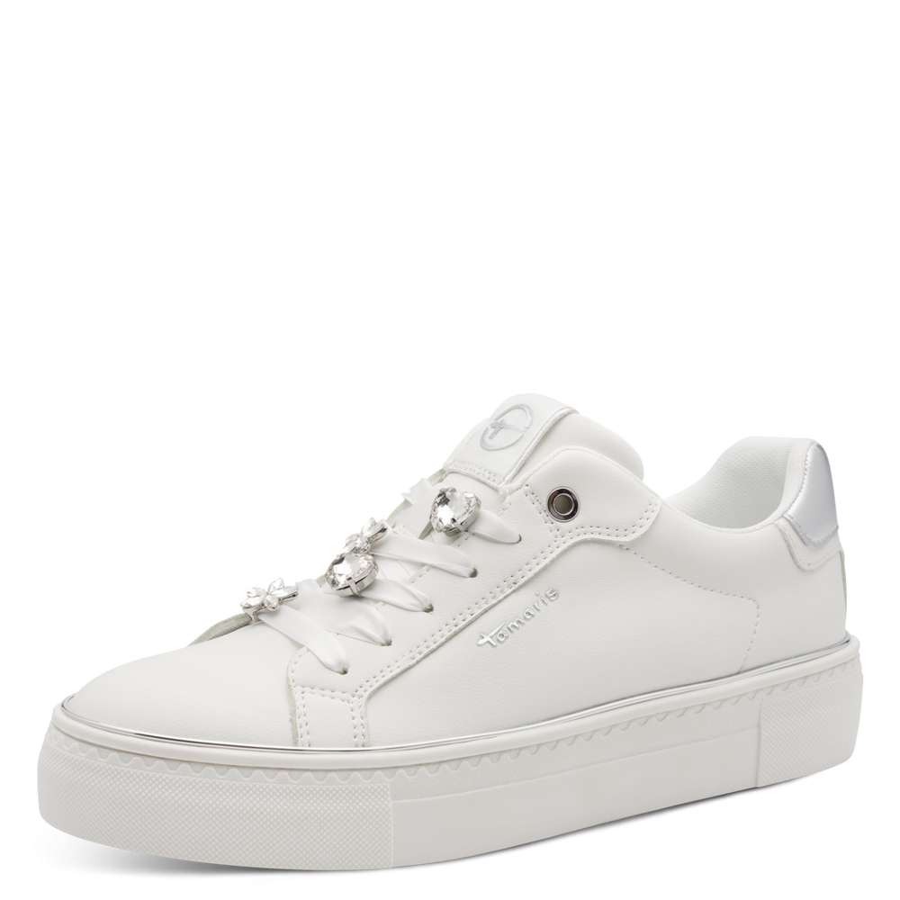 IMG_5466 TAMARIS White/Silver 23751 - Image 1