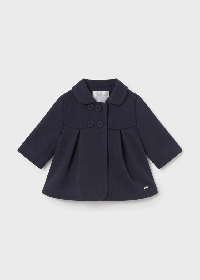 16-02407-010-L-4 MAYORAL Navy Coat 2407 - Image 1