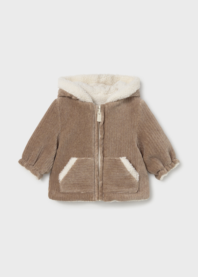 16-02412-057-L-4 MAYORAL Reversible FineCord/Fauxfur Jacket 2412 - Image 1