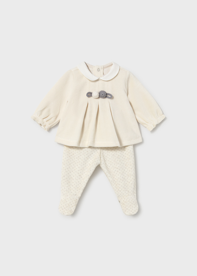 16-02512-019-L-4 MAYORAL Velour 2 Piece Set 2512 - Image 1