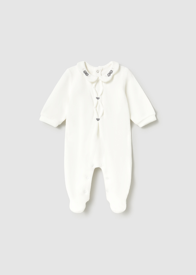 16-02750-072-L-4 MAYORAL Velour Babygro 2750 - Image 1