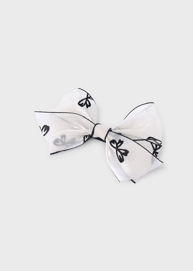 16-10311-014-L-4 MAYORAL Large Chiffon Clip Bow 10311 - Image 1