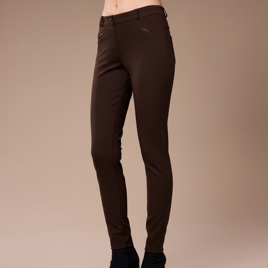 Photoroom_20260721_154458 PERUZZI Pleather Trim Jeggings W26162L - Image 1