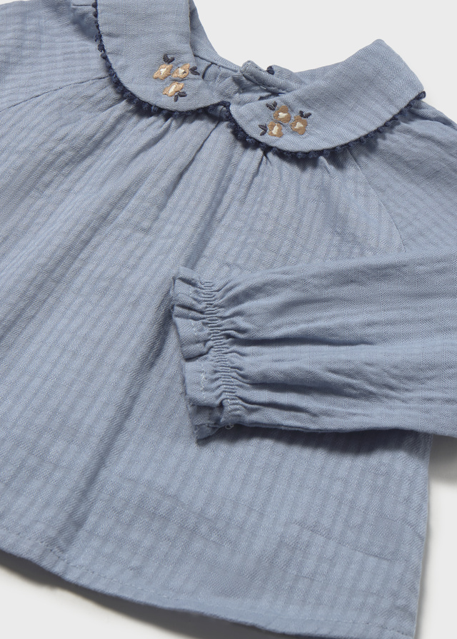16-02115-030-L-6 MAYORAL Textured Blouse 2115 - Image 1