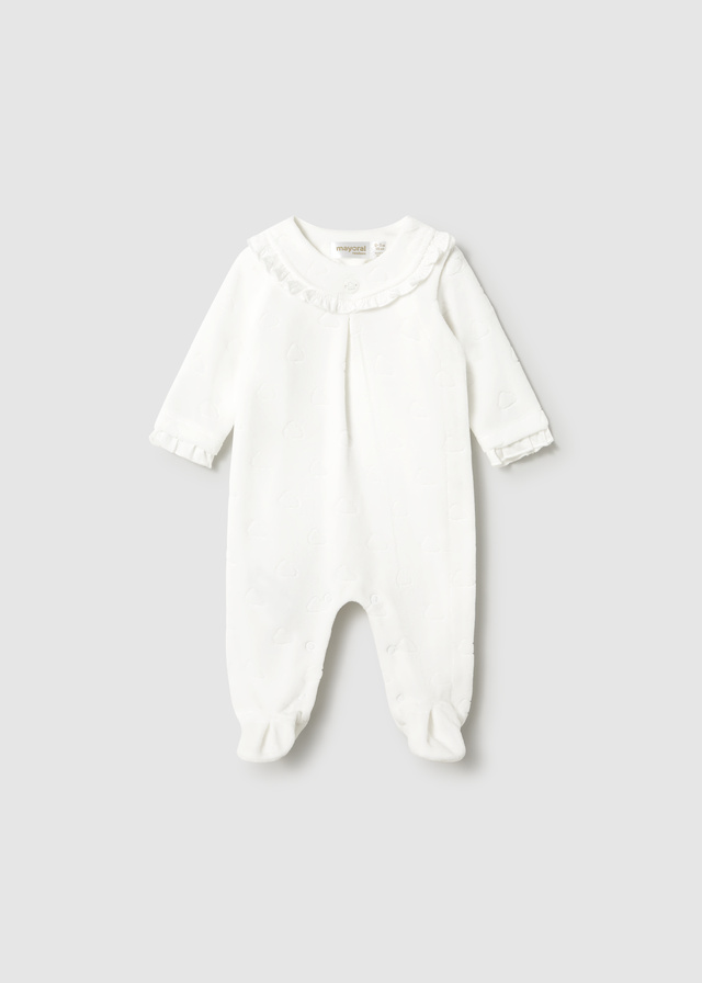 16-02749-068-L-4 MAYORAL Velour Babygro 2749 - Image 1