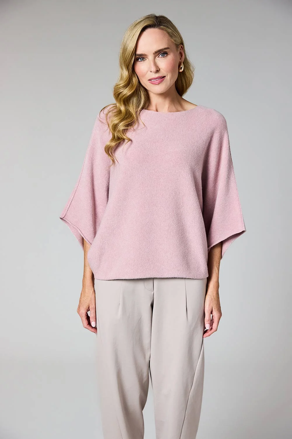 57702ROSE D.E.C.K Jewel Sleeve Batwing Knit 57702 - Image 1