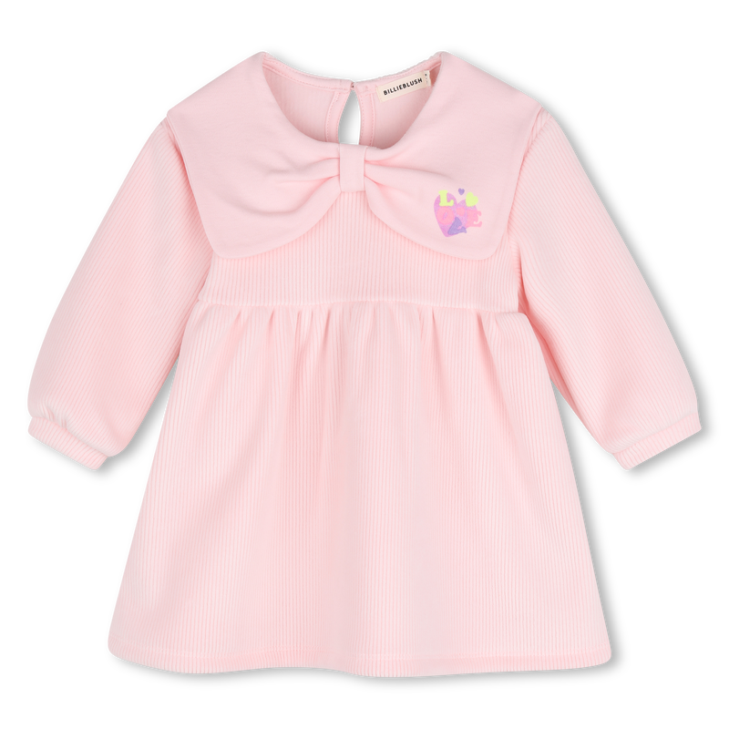 U22239_475_001(1) Billie Blush Velour Dress U22239 - Image 1