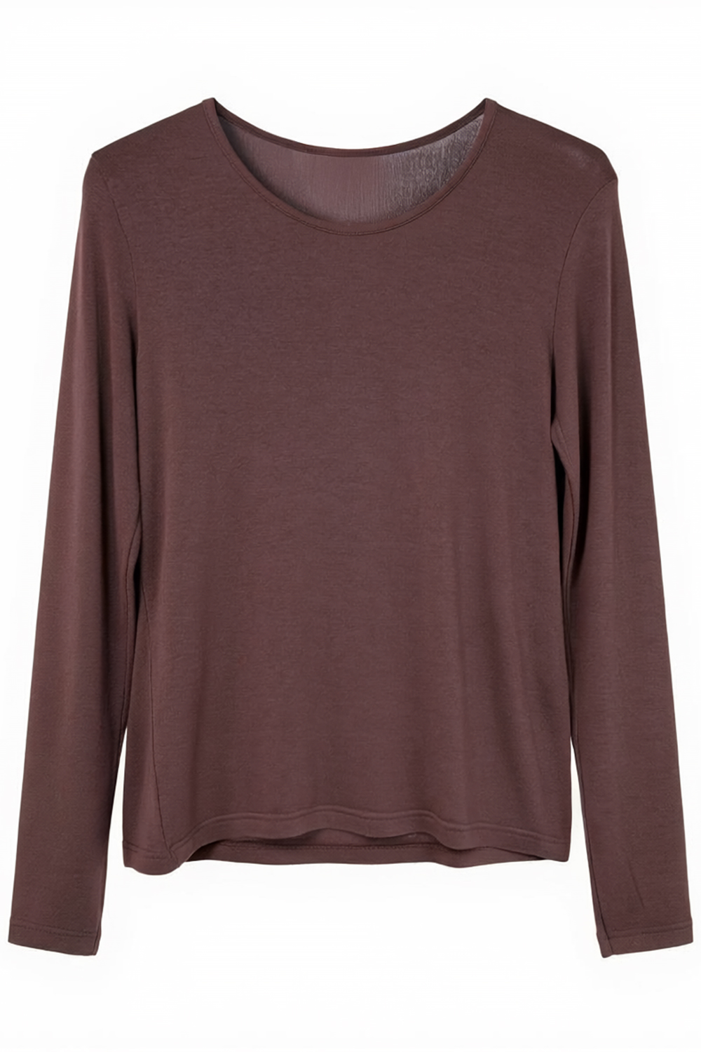PR143W26 - BROWN PERUZZI Merino Layer Top PR143 - Image 1