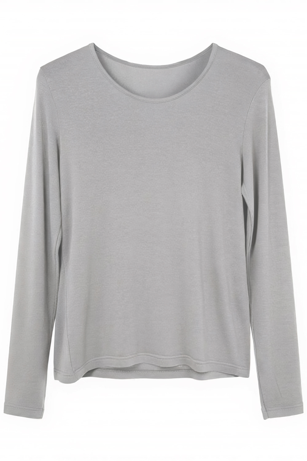 PR143W26 - GREY PERUZZI Merino Layer Top PR143 - Image 1