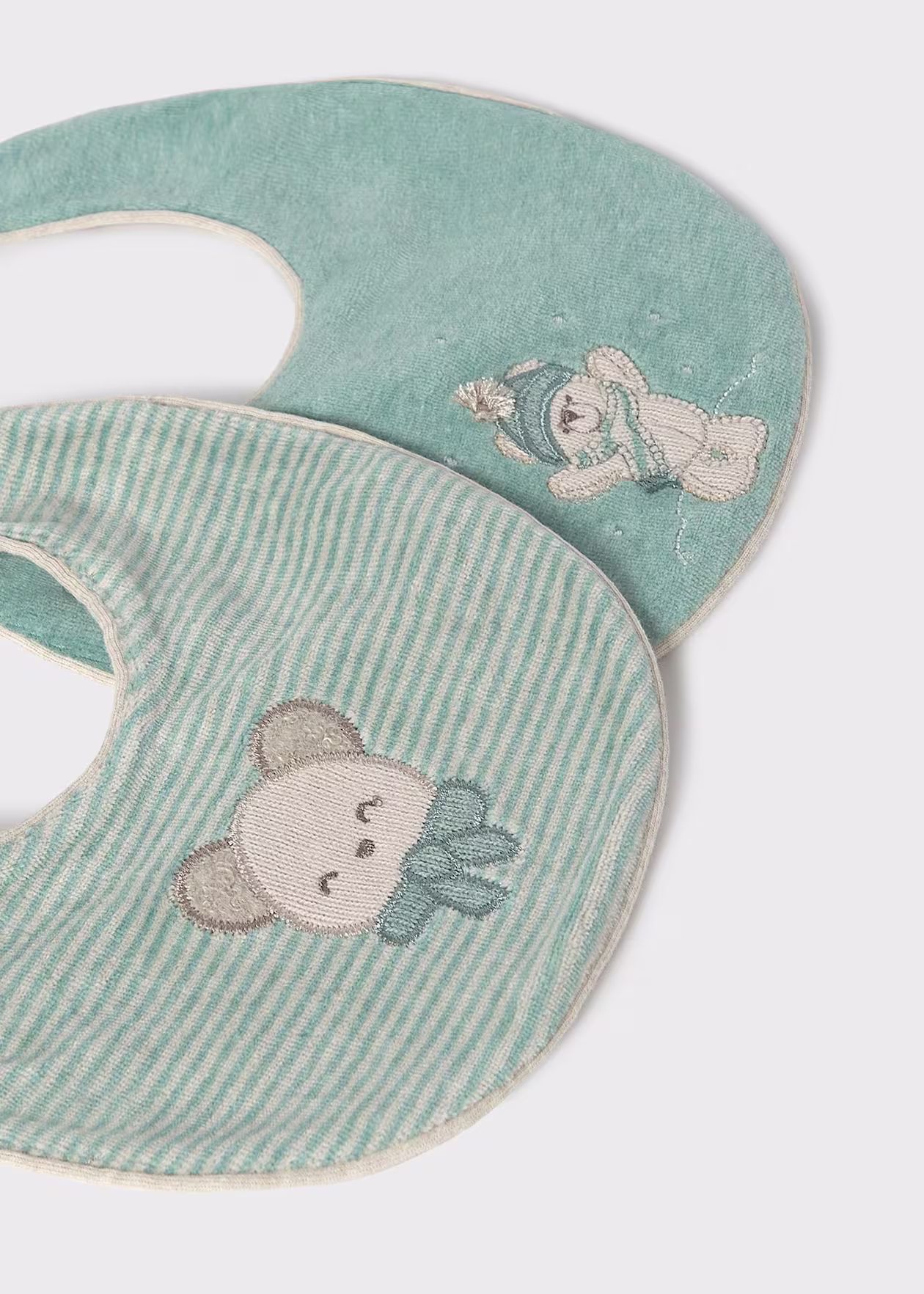 set-of-2-waterproof-baby-bibs-mineral-vigore-XL-5 MAYORAL 2 Pack Waterproof Bibs 9138 - Image 1