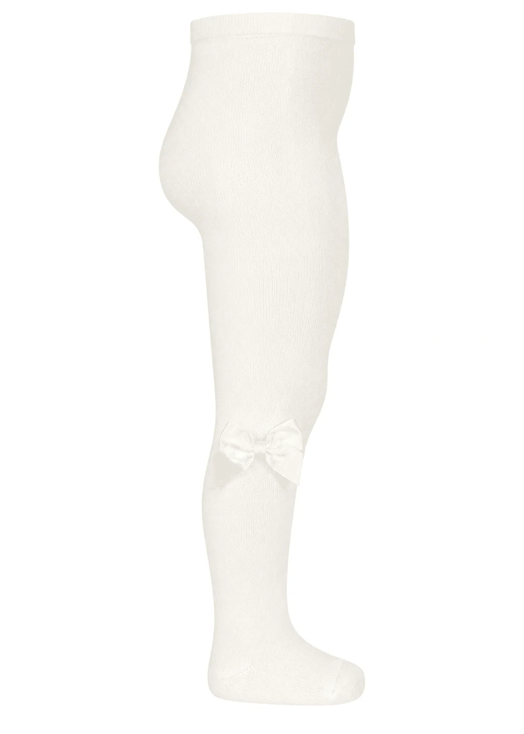 BOWIVORY CONDOR Baby Bow Tights Ivory - Image 1