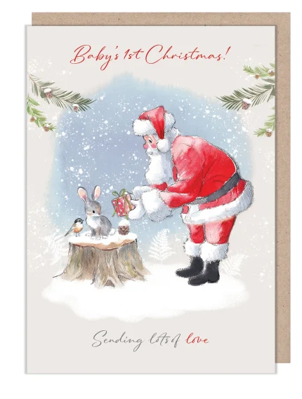 Baby's First Christmas Card